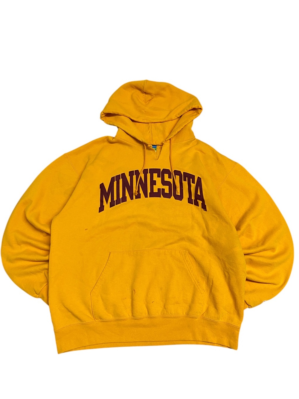 Vintage‎ Minnesota Golden Gophers Hoodie Yellow Large